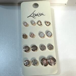 Lovisa Stud earrings 8 pack.  Never wore NWT